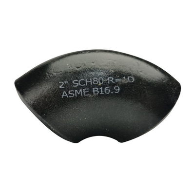 1MM-18MM مزورة بعقب لحام مواسير الكربون الصلب 90 درجة الكوع