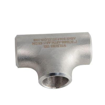 ISO9001 ASME 316 مواسير الفولاذ المقاوم للصدأ تساوي المحملة DN65