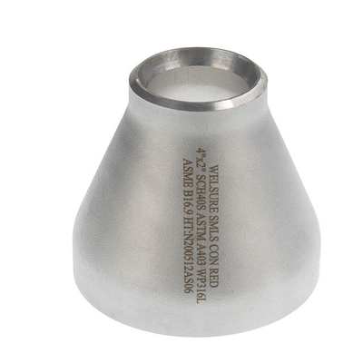 ISO PED 2-25mm مواسير ملحومة 2 &quot;X4&quot; 304316L Ss مخفض متحد المركز
