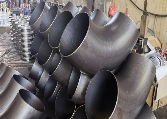 أصيلة ASTM A234 WPB الكوع الأسود متساوي الشكل 6 بوصة
