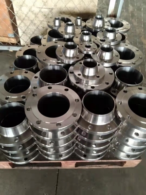 ASTM الفولاذ المقاوم للصدأ الانزلاق على شفة PN10 DN100 بأكسيد الطلاء