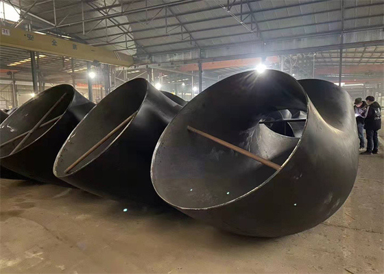 1.5d كوع من الصلب الكربوني 90 درجة نصف قطر طويل Asme Astm A234 Wpl6