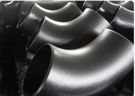 كوع كبير من الصلب الكربوني 24 &quot;- 48&quot; 90 درجة LR Elbow Bevelend Black Painting