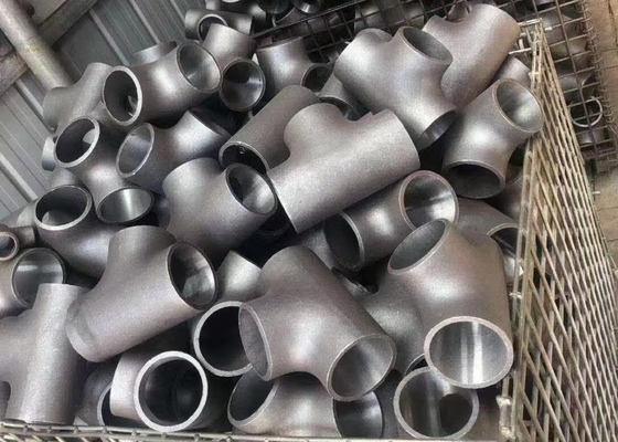 DIN2615 الكربون الصلب المحملة Sch20 Sch10 Dn15-Dn1200 STD الرسم الأسود
