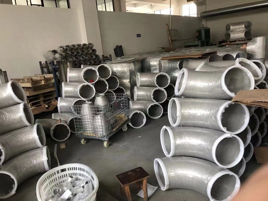 Sch40 22.5 درجة كوع صلب كربوني غير ملحوم لحام Astm A234