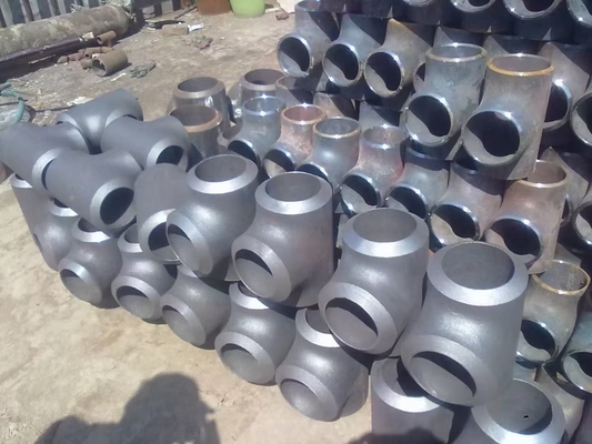 DIN2615 الكربون الصلب المحملة Sch20 Sch10 Dn15-Dn1200 STD الرسم الأسود