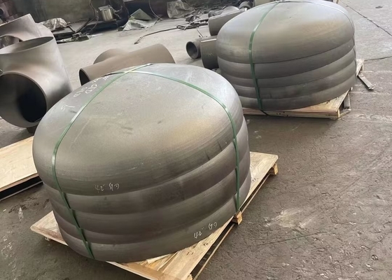 A420 WPL6 غطاء أنبوب الكربون الصلب SCH80 أسود رمادي A234 WP12 مقاومة التآكل