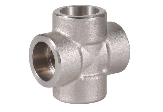 ASME B16.9 SS304 SS316 وصلات مواسير متقاطعة بعقب اللحام المتقاطع مزورة