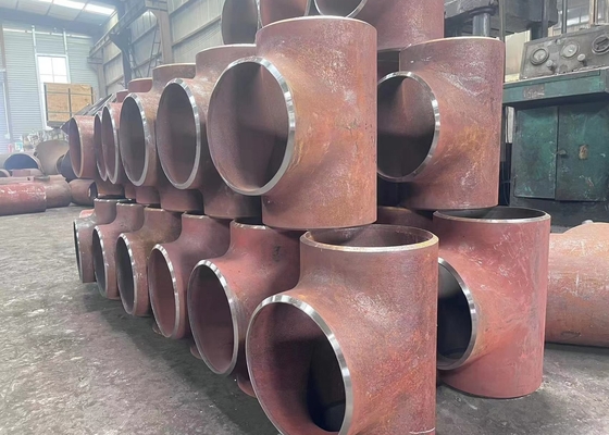 ASME B16.9 الكربون الصلب الحد من نقطة الإنطلاق Sch40 ASTM A234 Wpb بعقب اللحام المحملة