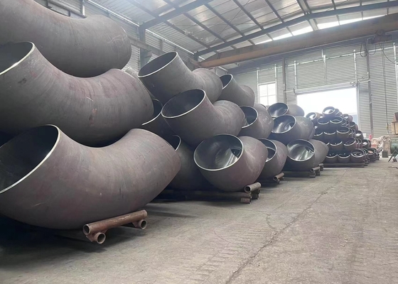 API5l مواسير اللحام مواسير الكربون الصلب 90 درجة الكوع DN600-DN1800
