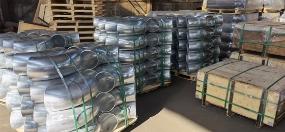 ANSI B16.9 A234 Wpb مواسير فولاذية غير ملحومة 90 درجة 15NB-2000NB