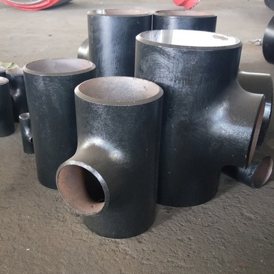 DIN2615 الكربون الصلب المحملة Sch20 Sch10 Dn15-Dn1200 STD الرسم الأسود