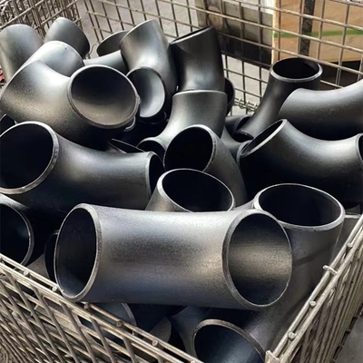 Sch160 الكربون الصلب الأنابيب بيند الصلب بعقب لحام الكوع Astm B16.9 180 درجة