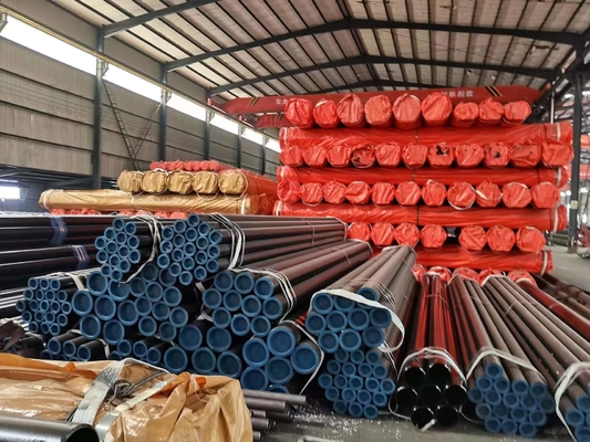 ASTM A252 1/2 &quot;-48&quot; وصلات مواسير غير ملحومة API 5L ASTM A53-2007 ASTM A671-2006