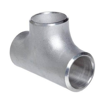 SS304 SS321 SS316L مواسير اللحام التناكبي TEE 2 &quot;طلاء أسود