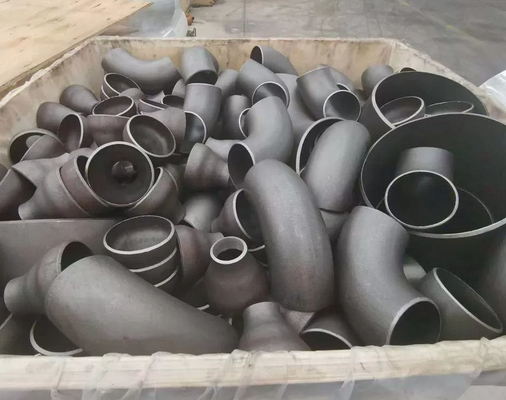 ANSI B16.9 A234 Wpb مواسير فولاذية غير ملحومة 90 درجة 15NB-2000NB