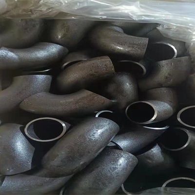 ASME الكربون الصلب 90 درجة الكوع الرمل التفجير ASME B16.9 180 درجة