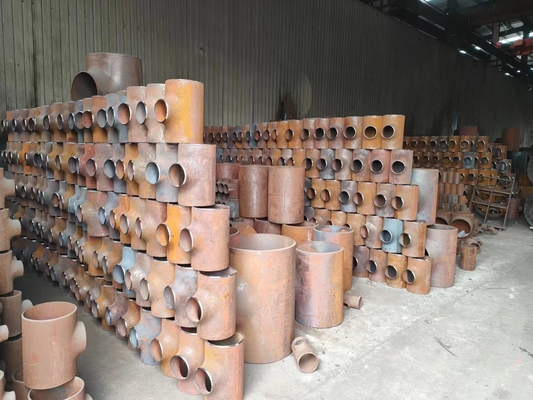 A105 لحام Tee مزورة مواسير 88.9 X 3.2 Sch40 Sch80