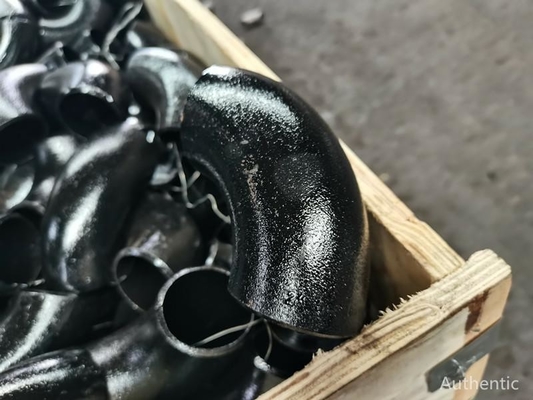 كوع الكربون الصلب 45 90 درجة كوع بعقب اللحام لتركيب خط الأنابيب