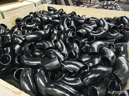 كوع الكربون الصلب 45 90 درجة كوع بعقب اللحام لتركيب خط الأنابيب