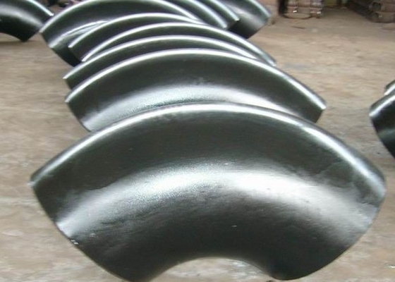 كوع فولاذي كربوني 16 مليون Q235 1/2 &quot;- 48&quot; طلاء أسود أو زيت مضاد للصدأ ISO PED API
