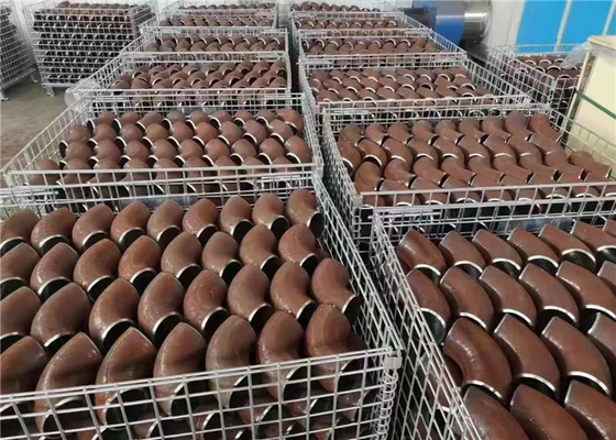 بعقب لحام الكربون الصلب الكوع Sch80 طويل نصف قطرها 1.5d اللوحة السوداء