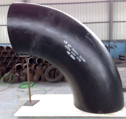 Astm A234 Wpb B16.9 Sch40 Cs الكربون الصلب الكوع بعقب ملحومة ضد الصدأ اللوحة