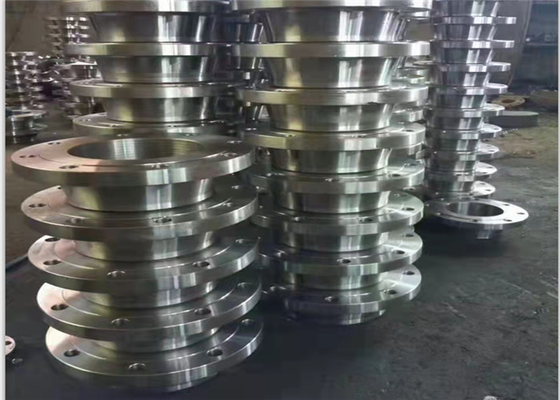 PED API 16mn مزورة بعقب لحام شفة ASTM 10mm 100mm Round