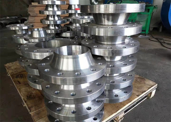 PN6 EN1092-1 Flange PN16 مزورة بخط الشعر المصبوب طلاء NPT الخيوط