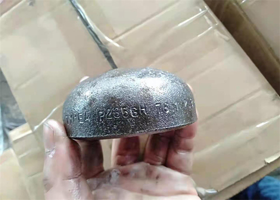 ASTM A234 غطاء أنبوب فولاذي كربوني SCH40 غطاء نهاية فولاذي كربوني