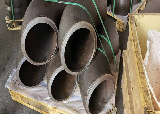 أصيلة ASTM A234 WPB الكوع الأسود متساوي الشكل 6 بوصة