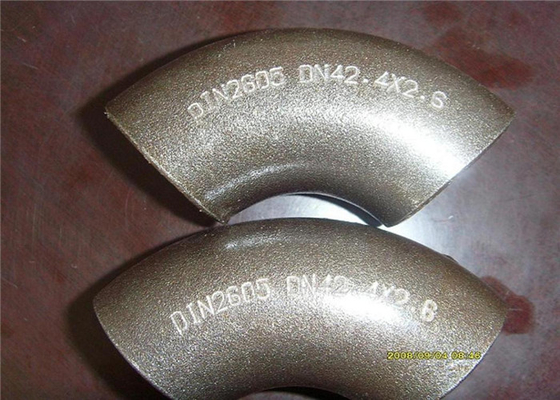 ASME A234 Wpb الكربون الصلب نصف قطر قصير 45 درجة الكوع SCH10 SCH20