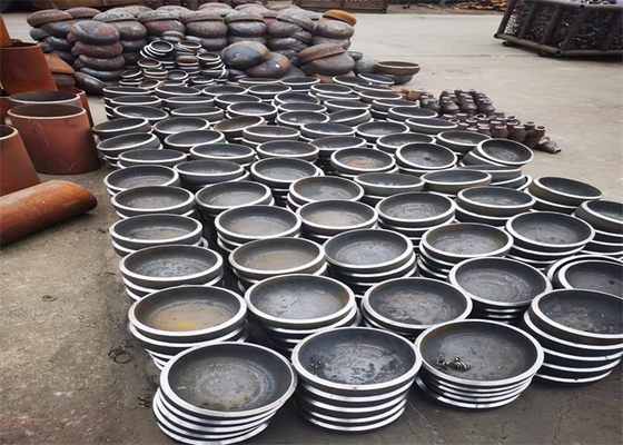 أغطية أنابيب فولاذية WPHY60 WPHY52 ملحومة DIN28011 بيضاوية الشكل