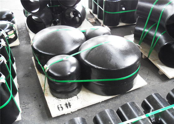 Q195 Q215 Steel Pipe End Cap 30mm 60mm مزورة لهيكل البناء