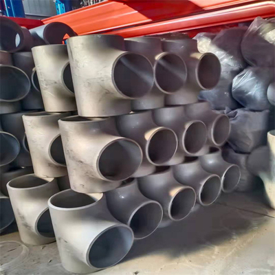 تي شيرت ASME ANSI مصنوع من الفولاذ المقاوم للصدأ بنهاية مشطوفة من الفولاذ المقاوم للصدأ
