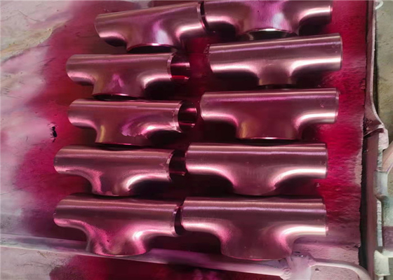 ASME B16.9 الكربون الصلب الحد من نقطة الإنطلاق DIN 2615 زيت اللحام المضاد للصدأ