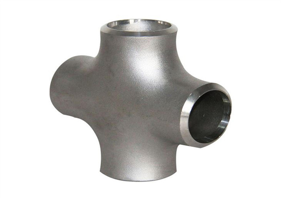 ASME B16.9 الفولاذ المقاوم للصدأ الصليب المحملة UNS32750 8 بوصة ملحومة بعقب