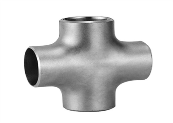 ASME B16.9 الفولاذ المقاوم للصدأ الصليب المحملة UNS32750 8 بوصة ملحومة بعقب